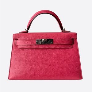 Classic Top-Handle Mini Bag in Pink